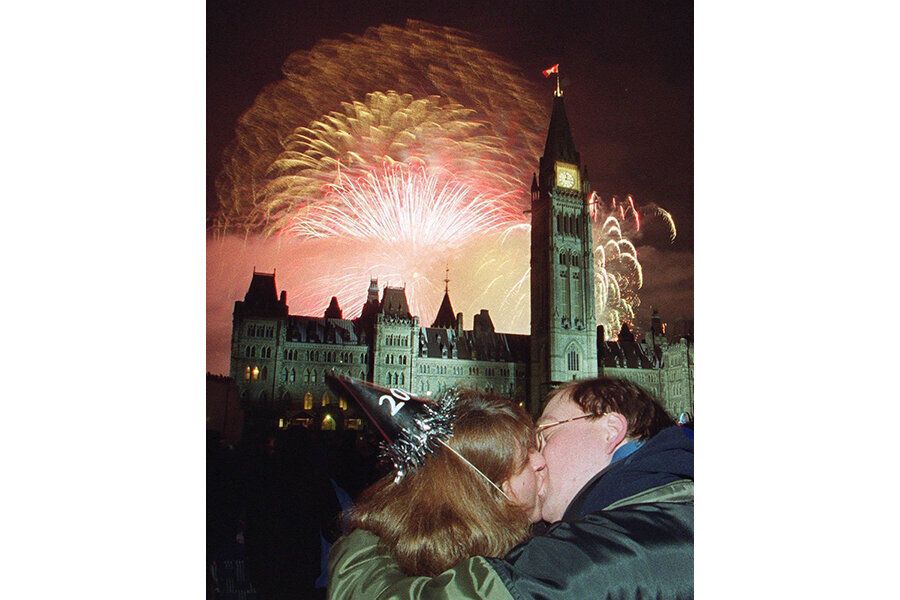 Canada welcomes the new millennium with lots of love