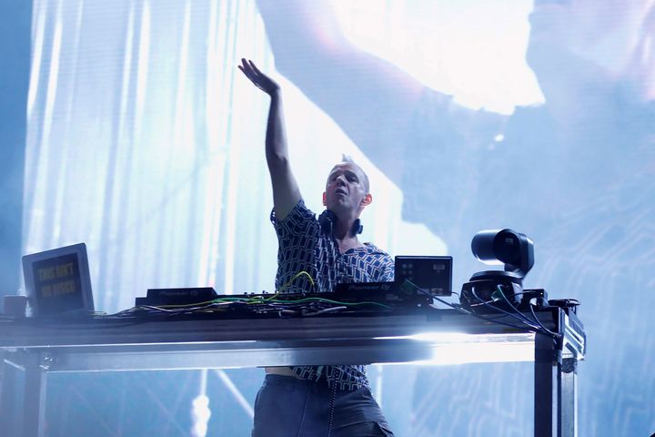 Fatboy Slim performing live earlier this year