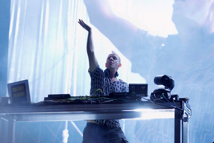Fatboy Slim performing live earlier this year