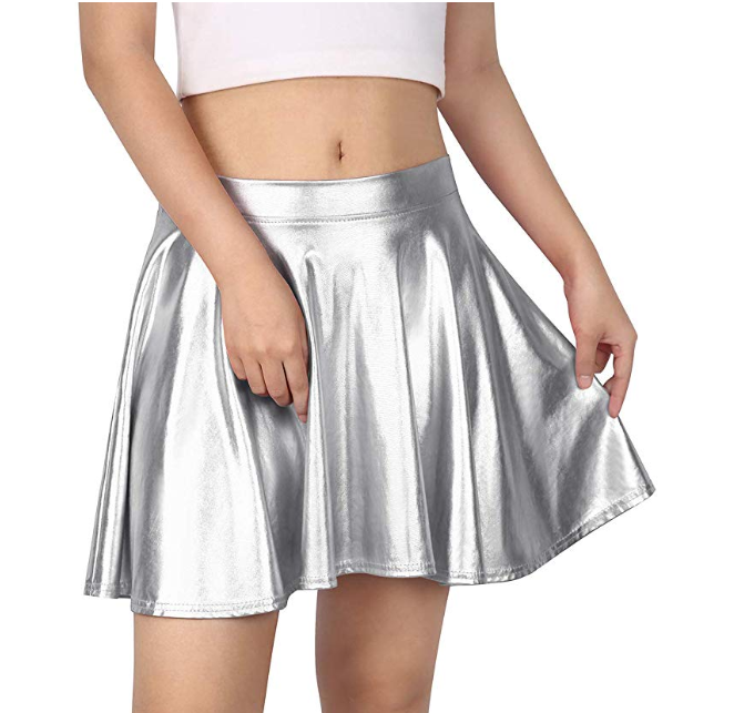 Women's Metallic Space Alien Costume