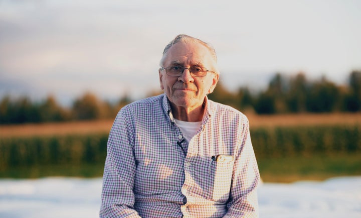 Dairy farmer Bertrand Boutin is shown in Ferme Bergitte in Saint-Jean-de-la-Lande, Que. on Aug. 23, 2019.