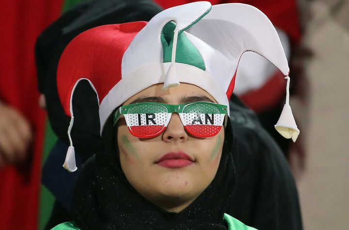 Women draped themselves in flags, sounded horns and truly got into the spirit of the match 