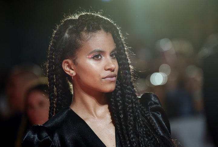 "Joker" actor Zazie Beetz at the film's premiere at the Toronto International Film Festival on Sept. 9. 