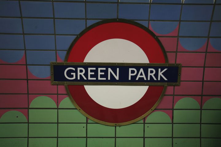 A man in his 30s died at Green Park London Underground station (file picture)