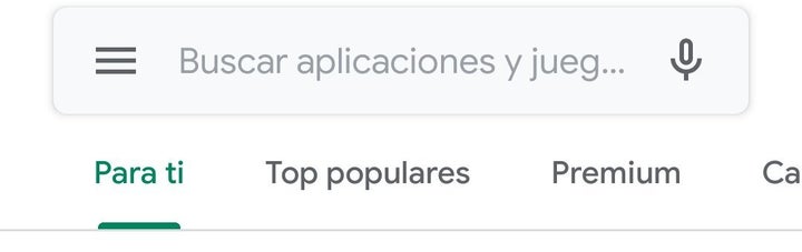 Captura de pantalla de Play Store.