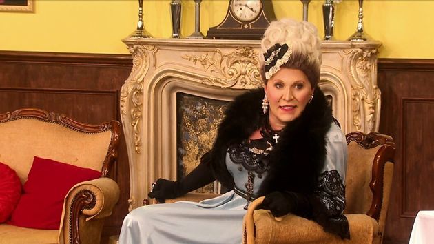 The queens took on the Downton Draggy acting challenge