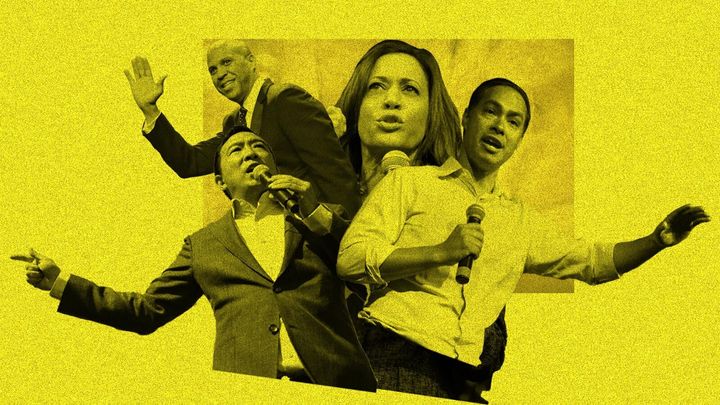 There are more candidates of color running for president than ever before. But they’re all stuck in the single digits in public polling. Why?