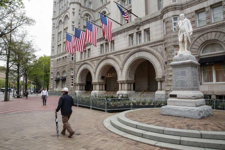 The Trump International Hotel in Washington is housed in a building owned by the federal government, which puts it under the