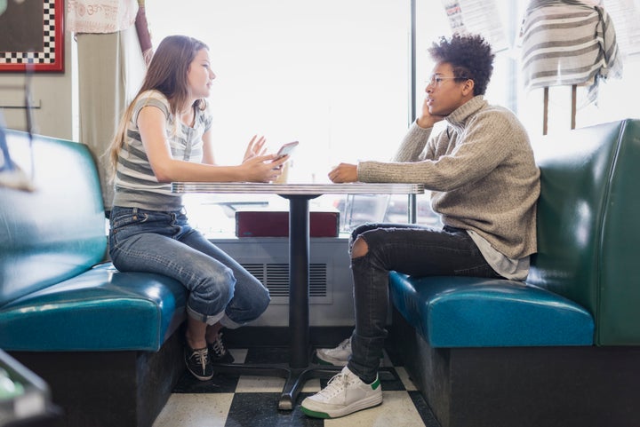 Confiding in a trusted supporter can help a youth process the hurtful comments they hear after a negative coming out experience. 