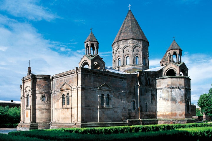 The Mother Cathedral of Holy Etchmiadzin in Armenia.