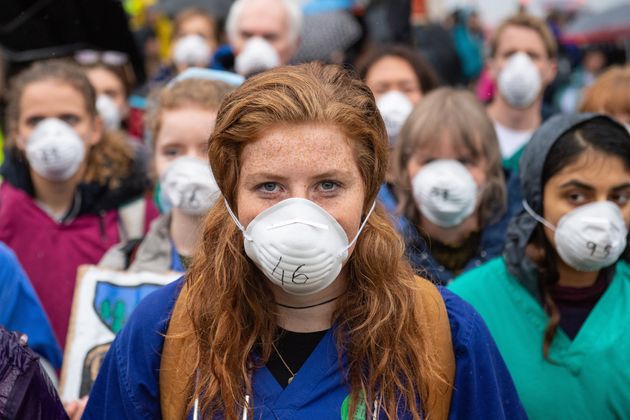 Extinction Rebellion Joined By Doctors And Nurses To Highlight Health Risks Of Climate Change