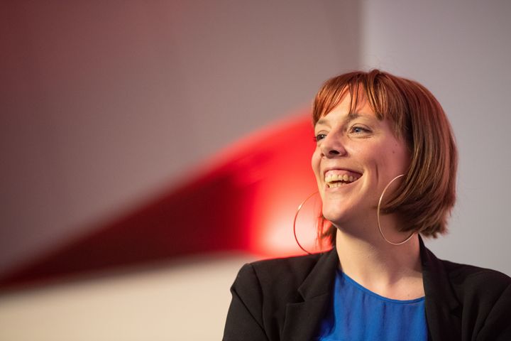 Jess Phillips speaking at the Progress annual conference at the TUC Congress Centre in Great Russell Street, London.
