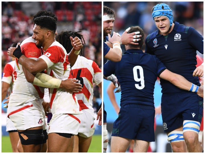 ラグビー日本代表、スコットランド代表