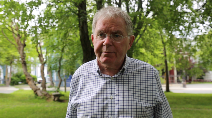 NDP candidate Jack Harris speaks to HuffPost Canada in an interview on Aug. 6, 2019 in St. John's.