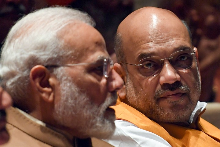 File image of Prime Minister Narendra Modi and Home Minister Amit Shah.