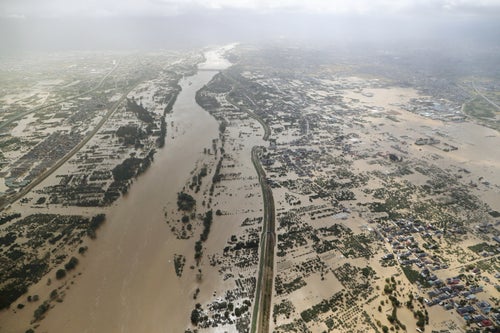 画像集】台風19号で氾濫した千曲川 | ハフポスト NEWS