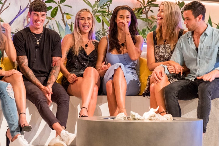 Love Island Australia's Cassie Lansdell and Phoebe Thompson coupled up on the show on Monday night.