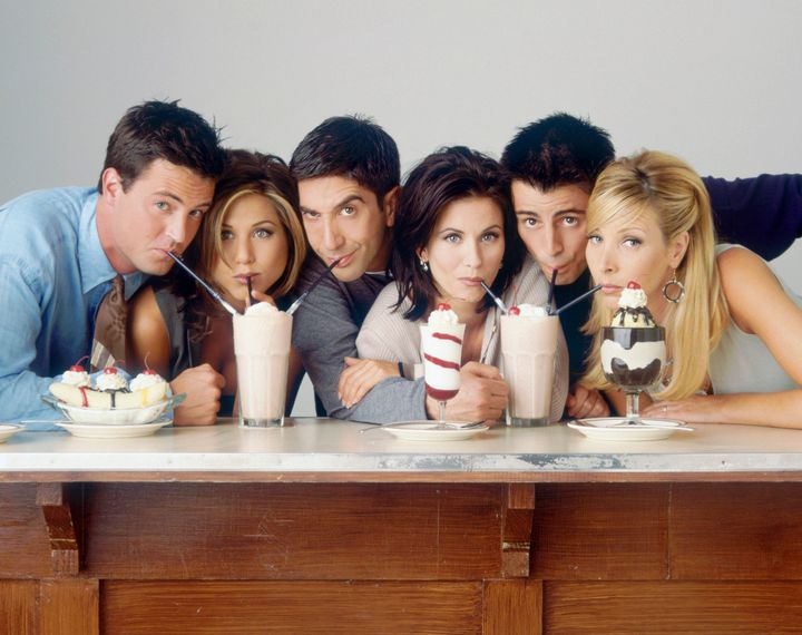Οι πρωταγωνιστές της δημοφιλούς τηλεοπτικής σειράς του ABC, «Friends». 