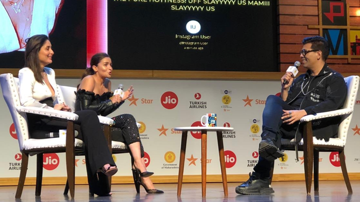 Kareena Kapoor, Alia Bhatt and Karan Johar at MAMI Movie Mela