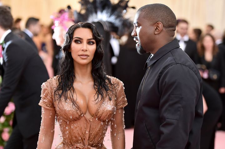 Kardashian and West attend the 2019 Met Gala Celebrating Camp: Notes on Fashion at the Metropolitan Museum of Art on May 6 in New York City.