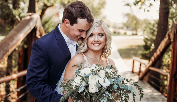 Tennessee couple Tanner and Lyndsey Raby married on Sept. 22. 