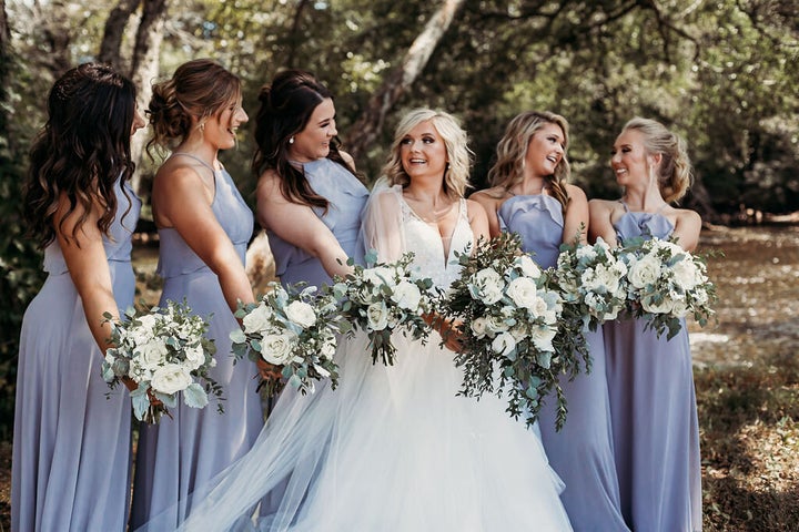 Bride asks 4 grandmas to be flower girls for wedding: 'They were more  excited than my bridesmaids