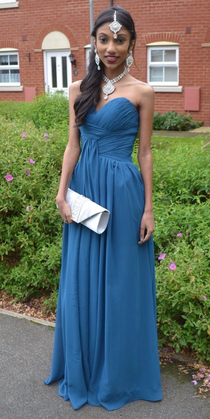 Arya at her Year 11 prom, a week before she had major surgery for Crohn's Disease.
