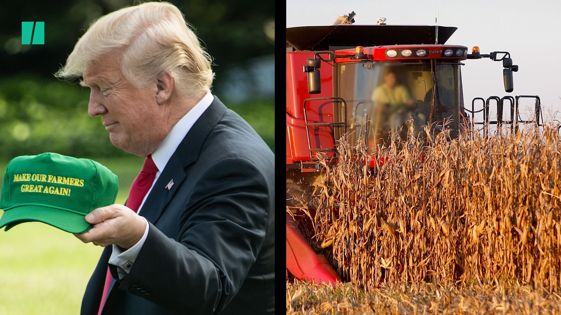 Farmers Turn Backs On Trump | HuffPost Videos