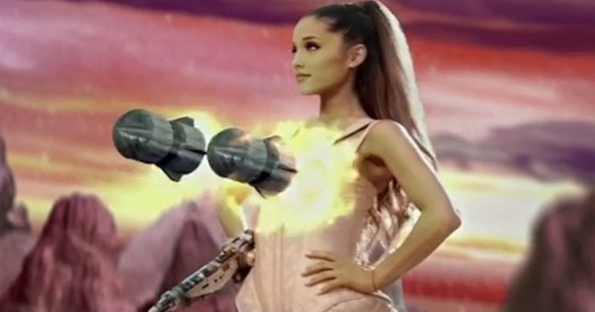 12 Most Unforgettable Style Moments In Ariana Grandes Break Free Video Huffpost News 
