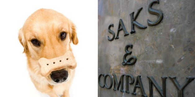 Saks Fifth Avenue has sent a cease and desist letter to a New York-based pet food business over its name.