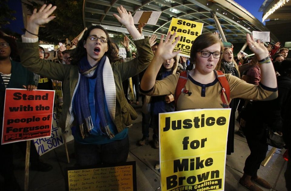 "Justice for Michael Brown" rally