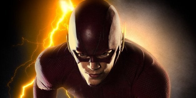 Grant Gustin as The Flash.