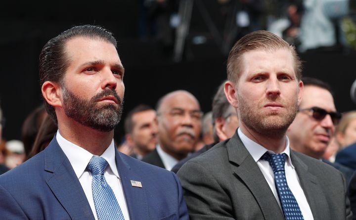 The success of Donald Trump Jr. and Eric Trump surely has nothing to do with their last name. Nope.