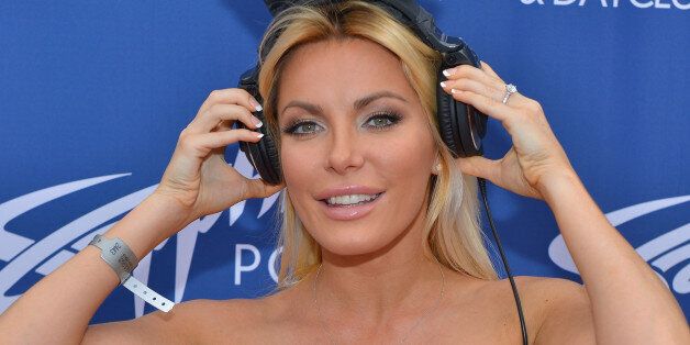 LAS VEGAS, NV - AUGUST 31: Television personality/model/DJ Crystal Hefner arrives at the Sapphire Pool & Dayclub to host Labor Day weekend on August 31, 2013 in Las Vegas, Nevada. (Photo by Bryan Steffy/Getty Images)