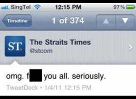 The Straits Times Curses Followers