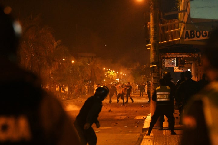 Protestas en Santa Cruz el pasado 16 de octubre.