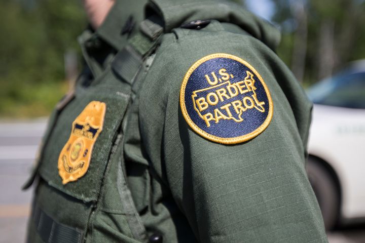 The uniform of a US border patrol agent.