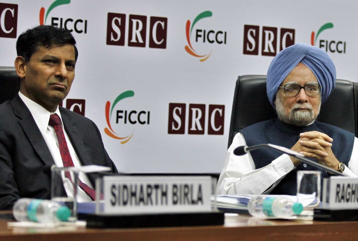 File image of Raghuram Rajan with Dr Manmohan Singh