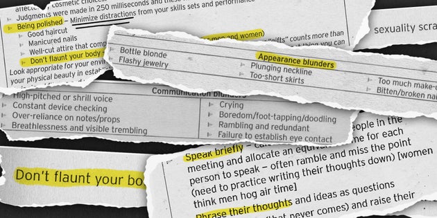 Women At Ernst Young Instructed On How To Dress Act Nicely