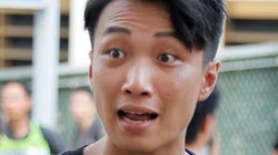 Un leader des manifestants hongkongais violemment