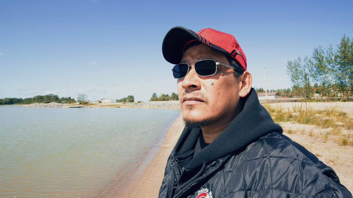 Robert Spence, a Tataskweyak Cree Nation band councillor, is shown on the reserve on Aug. 21, 2019.