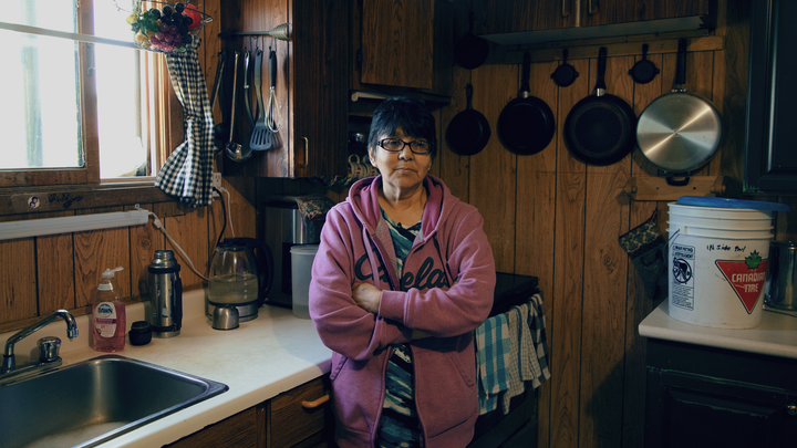 Jennifer Lett is shown in her home on Tataskweyak Cree Nation on Aug. 21, 2019.