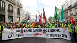La rebelión de los pensionistas: más de 8.000 se concentran en el Congreso por una prestación