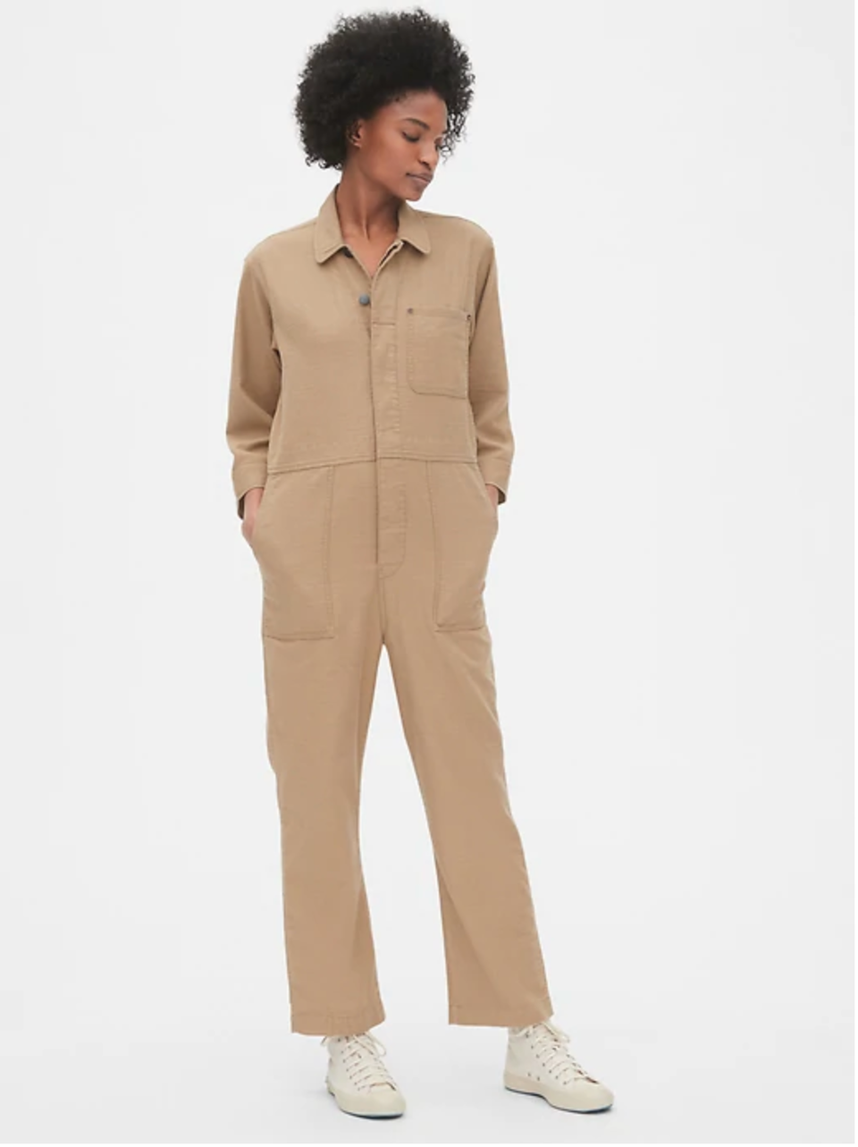 Khaki boiler outlet suit womens