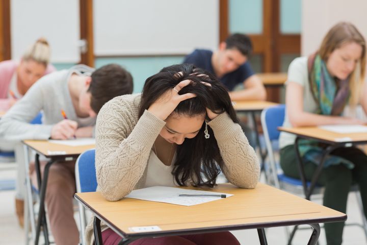 A new report says work, money and studying are the main sources of stress for young people sitting their final high school exams. 