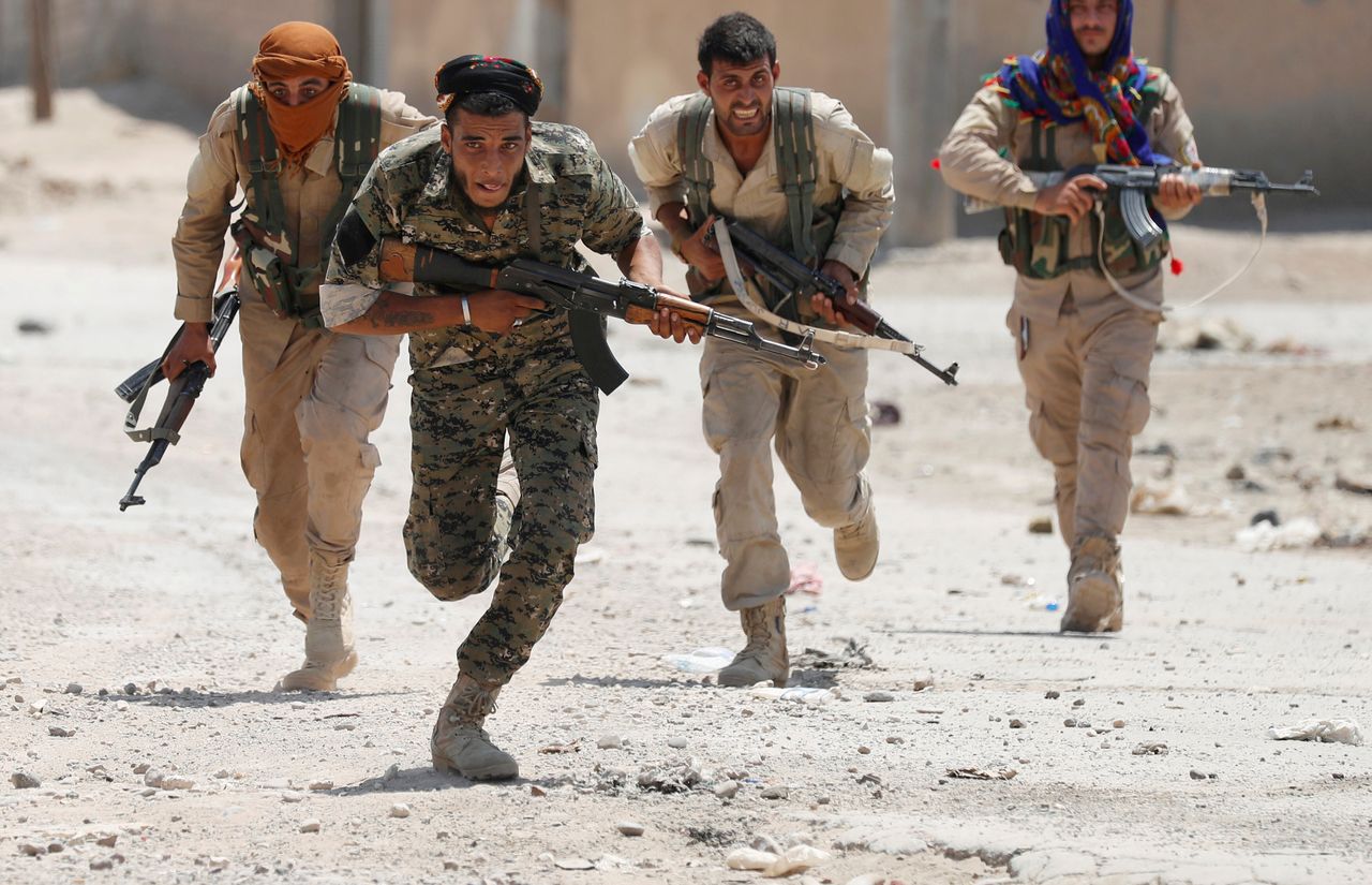 Κούρδοι μαχητές μέλη του YPG