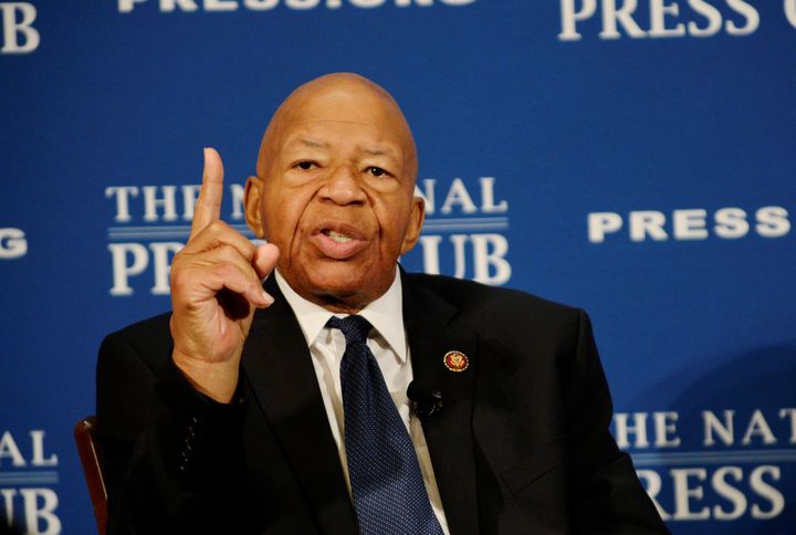 House Oversight and Government Reform Chairman Elijah Cummings in Washington, 7 August.