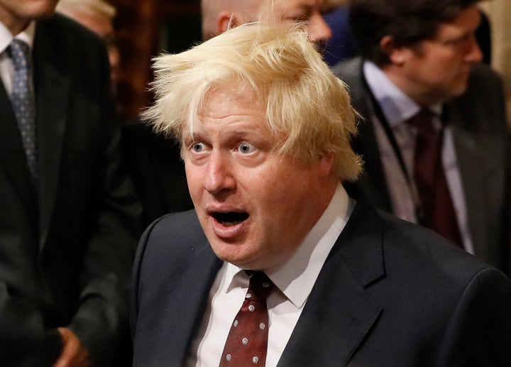 Boris Johnson, primer ministro británico.