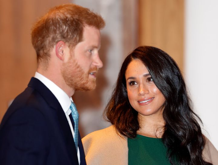 Prince Harry and Meghan, who looks amazing, period, attend the WellChild awards at the Royal Lancaster Hotel on Oct. 15, 2019 in London, England.