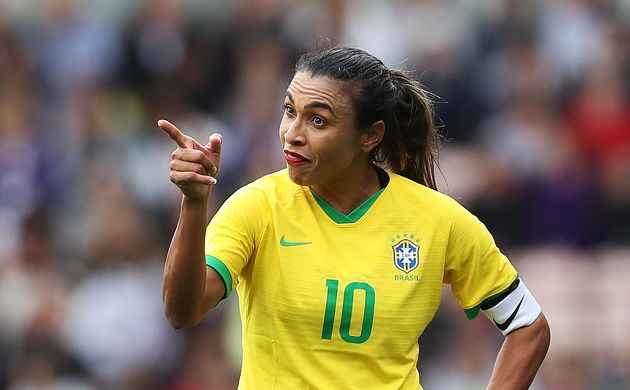 Marta durante partida em 5 de outubro de 2019, no Riverside Stadium, na